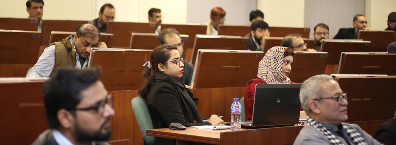 participants sitting in the auditorium