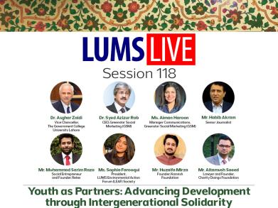 LUMS Live Session 118: Youth as Partners: Advancing Development through Intergenerational Solidarity 